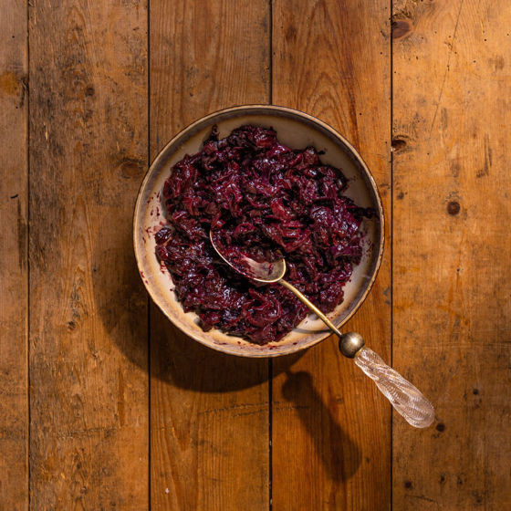 	Spiced Red Cabbage with Cranberries