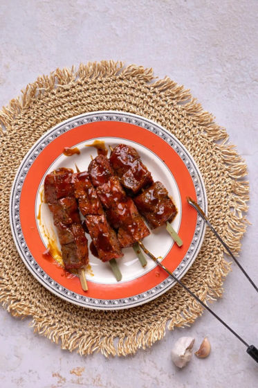 Picture of Rump Skewers in a smoky BBQ sauce (pack of 4 480g )