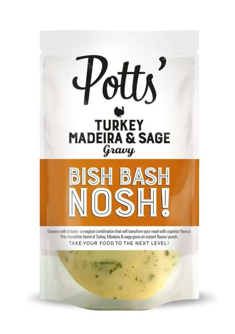 Potts Turkey Gravy with Maderia & Sage (380g)