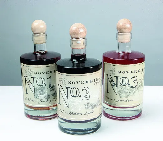 Apple and Blackberry Liqueur