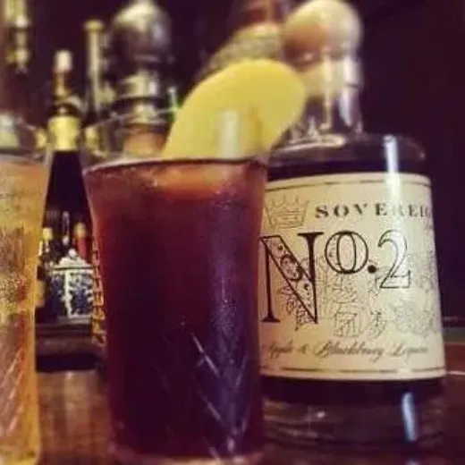 Apple and Blackberry Liqueur