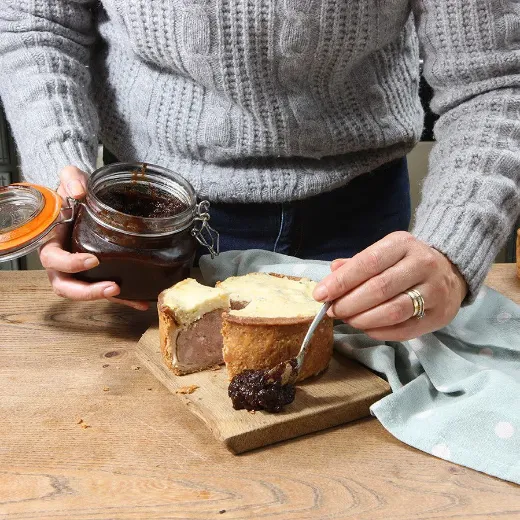 Pork Pie with Stilton Blue Cheese (4 lb)
