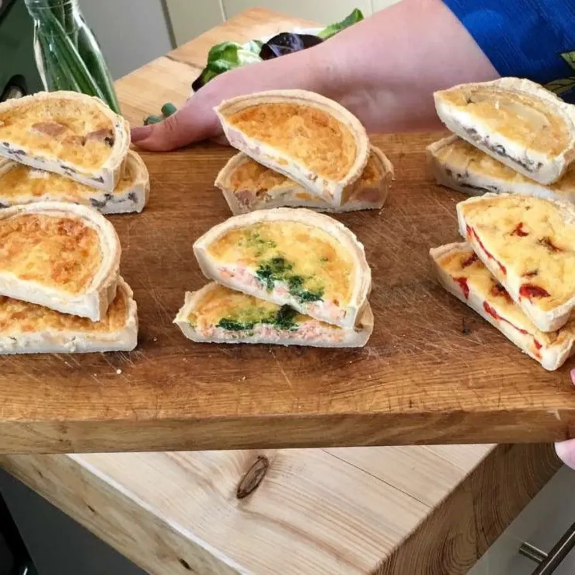 Ham & Roasted Mushroom Quiche (6 Inch - 390g)