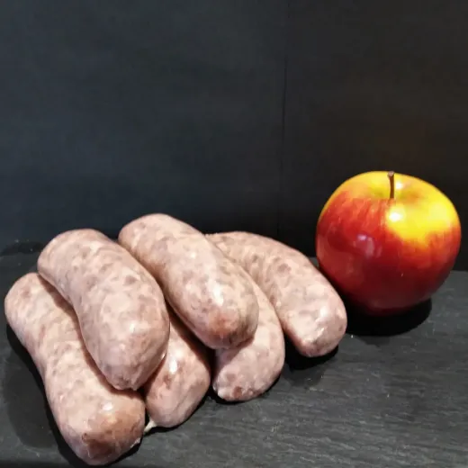 Belvoir Shop Chunky Apple and Scrumpy Cider Sausage (Per Kilo)