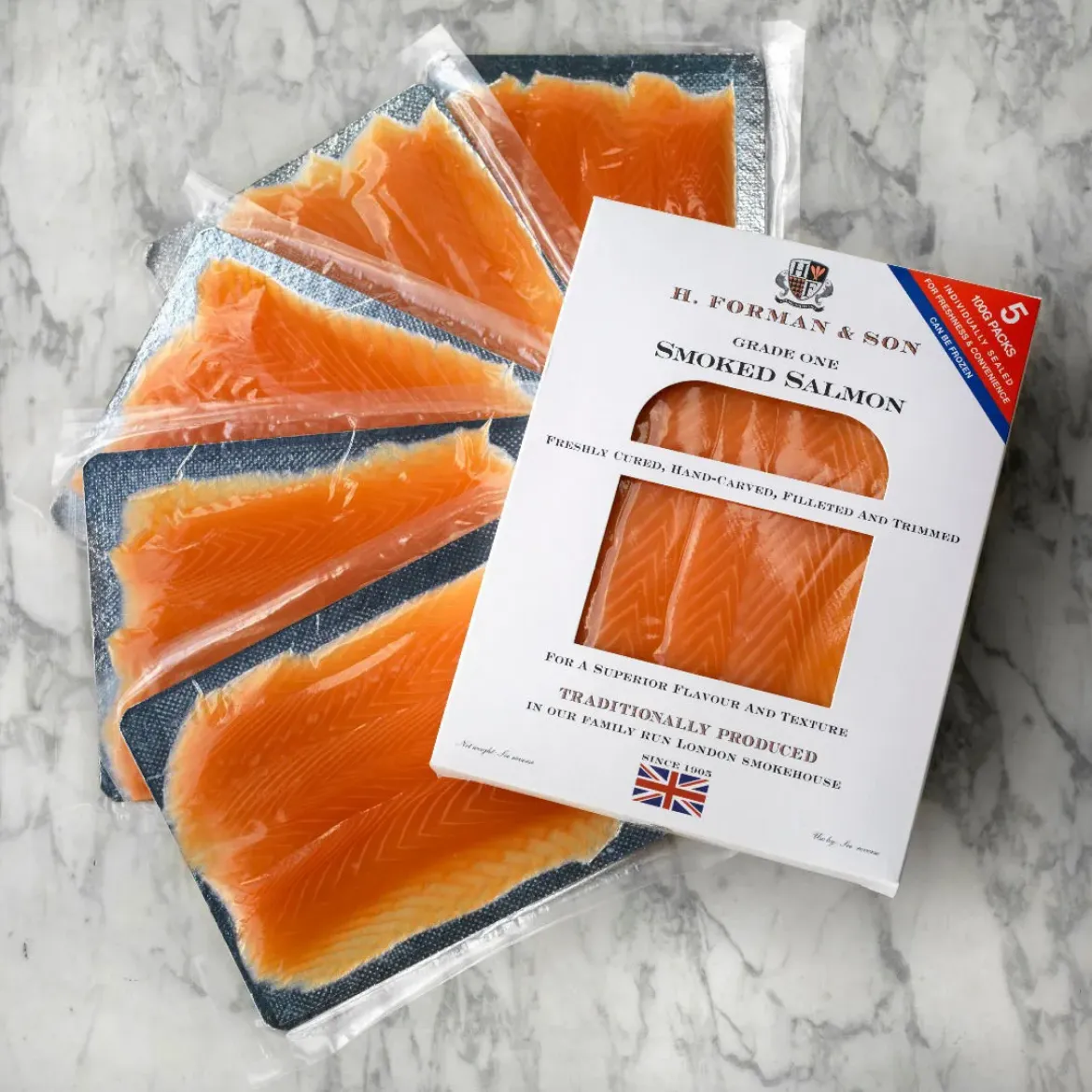 Forman and Sons Smoked Salmon (5 x 100g)