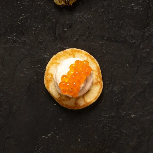 Blini Selection Pack (Smoked Salmon Pate, Keta Caviar & 30 Blini's)