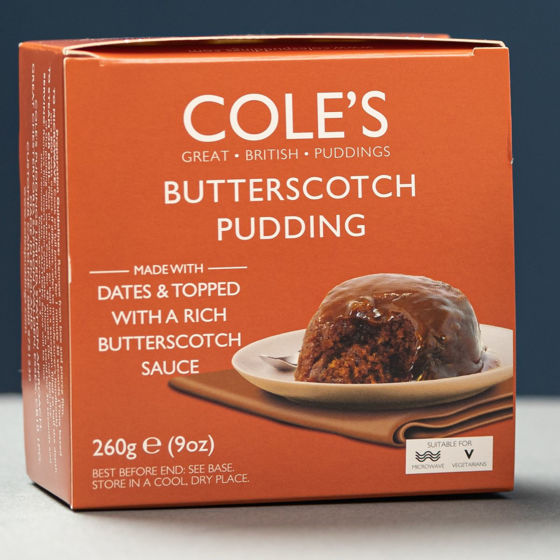 Cole's Butterscotch Pudding