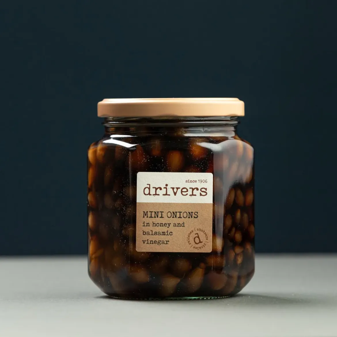 Drivers Mini Pickled Onions in Honey & Balsamic Vinegar